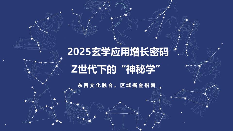 【20933E】【扬帆出海】2025玄学应用增长密码Z世代下的神秘学报告
