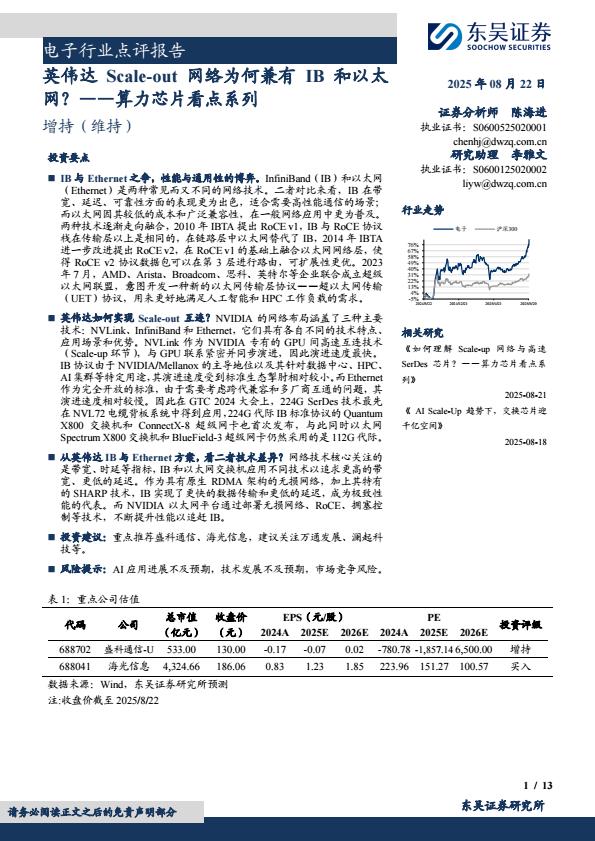 【21473E】【东吴证券】电子行业点评报告：英伟达Scale