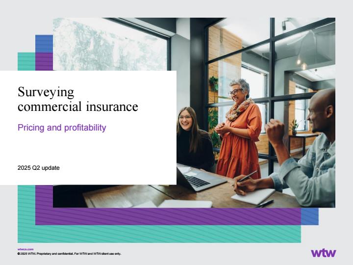 【22519E】【WTW】美国商业保险价格总涨幅略低于4%2025